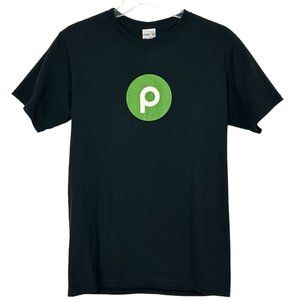 Jerzees Publix Supermarket Black‎ Employee Uniform Mens S Short Sleeve T-Shirt